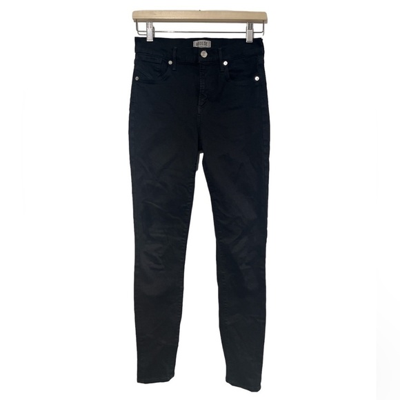 ⚡️AGOLDE Sophie Mid Rise Skinny Jeans Jet Black Size 25 - Picture 4 of 9